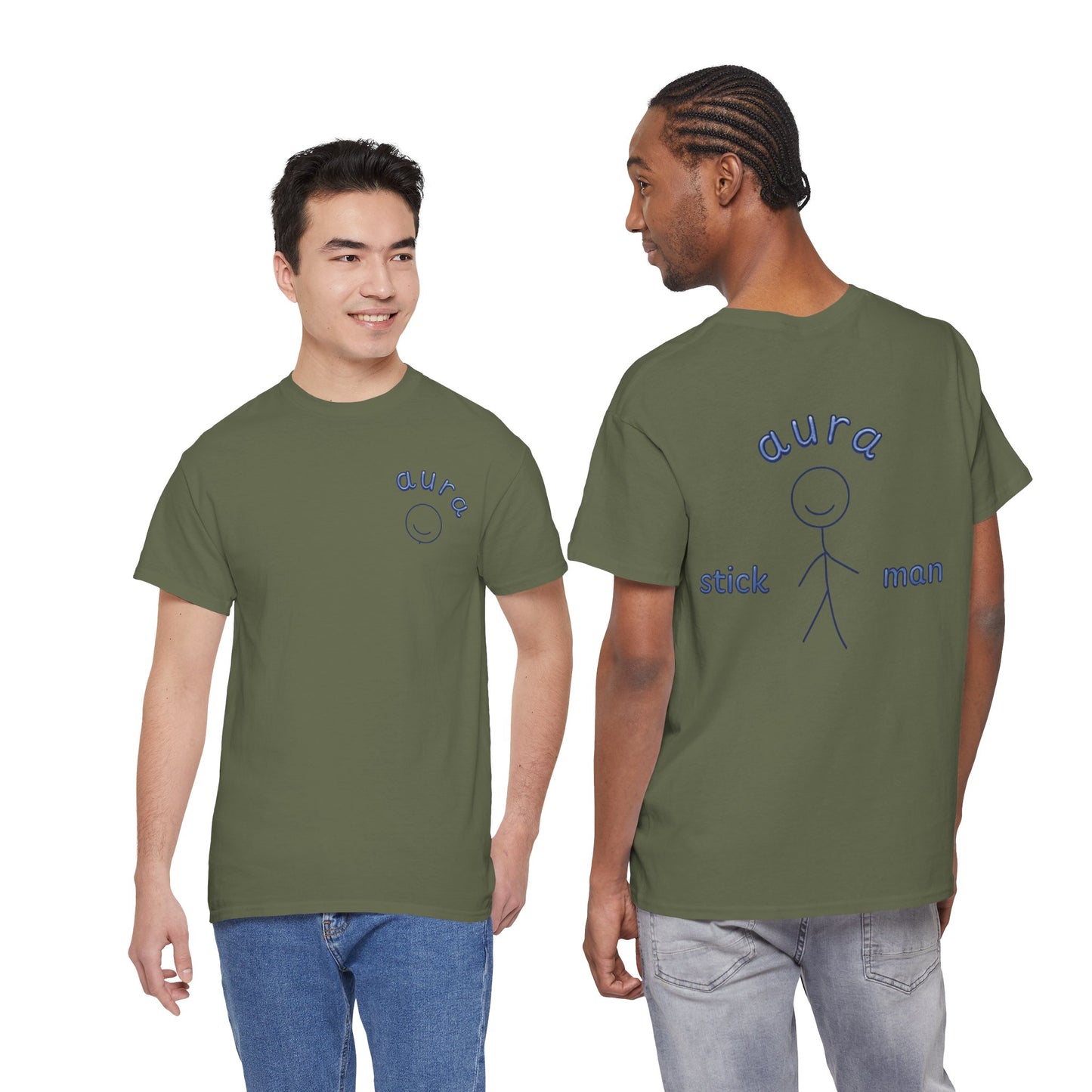 THE unmatched stickman aura tee