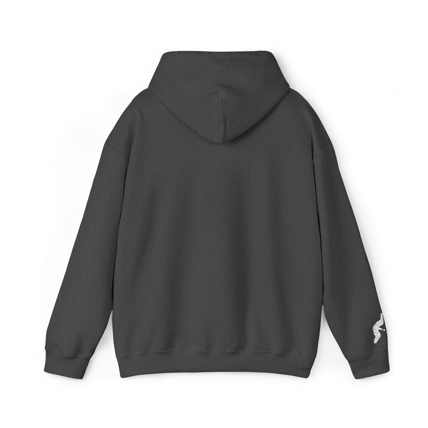 embroidered Hoodie — 'EPICA' Graffiti Logo Black Pullover