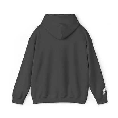 embroidered Hoodie — 'EPICA' Graffiti Logo Black Pullover