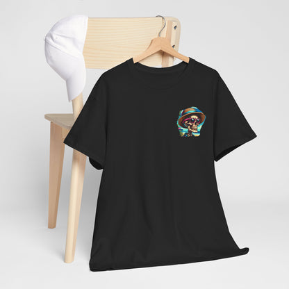 Unisex T-Shirt     Under the Sun  Tropical Skull Graphic Tee