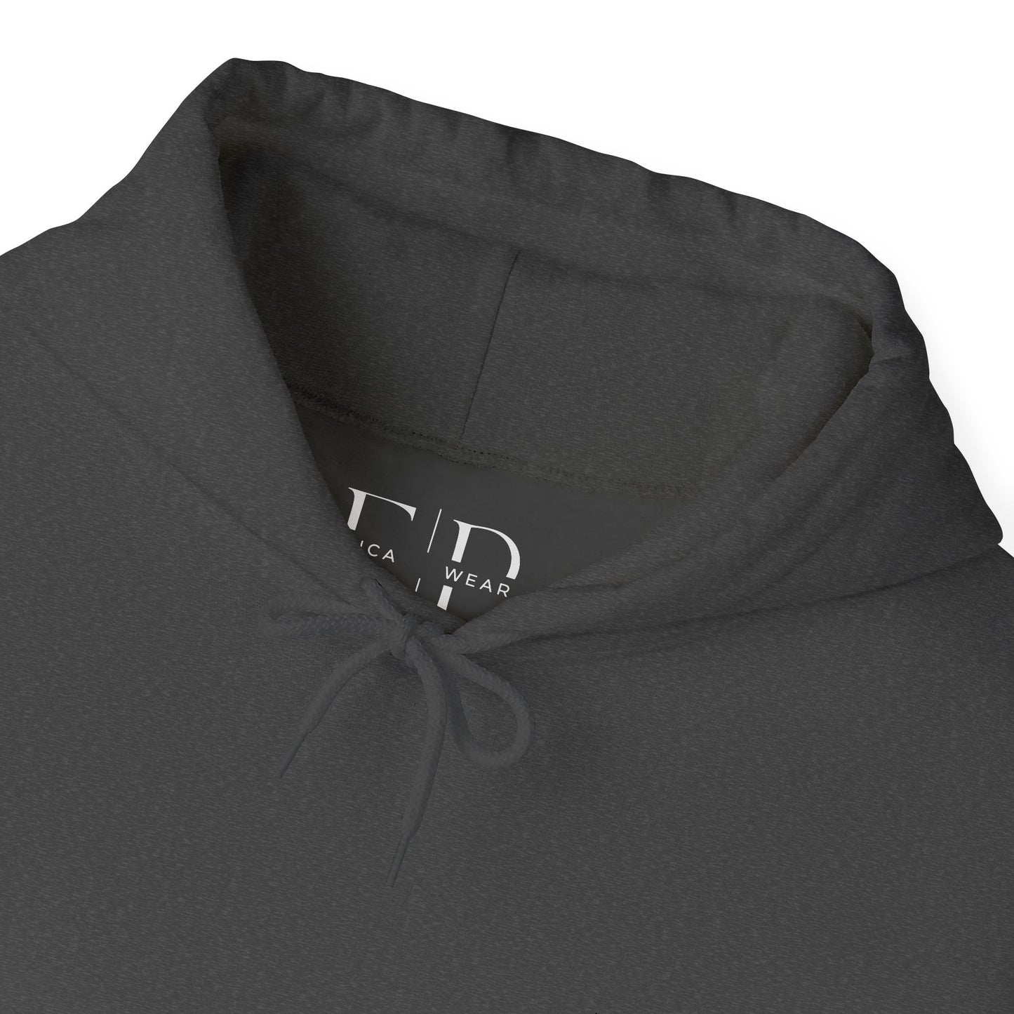 embroidered Hoodie — 'EPICA' Graffiti Logo Black Pullover
